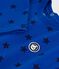 T-shirt a maniche lunghe in cotone con stelle stampate neonato blu OLYMPIC/ SOIR