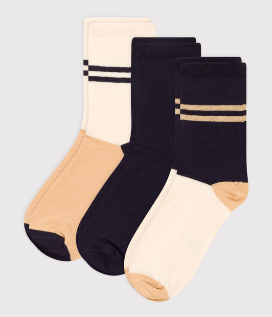 Confezione da 3 paia di calzini sportivi bambino unisex variante 2