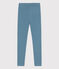 Jeggings bambina in jersey elasticizzato blu ROVER