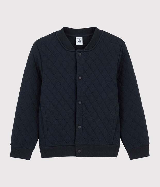 Cardigan bambino in tubique trapuntato SMOKING