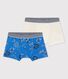 Confezione da 2 boxer bambino stampa bandana in cotone biologico