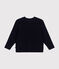 Maglione irlandese a righe in cotone bambino unisex blu SMOKING