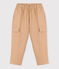 Pantaloni cargo bambina / bambino in twill beige TRENCH