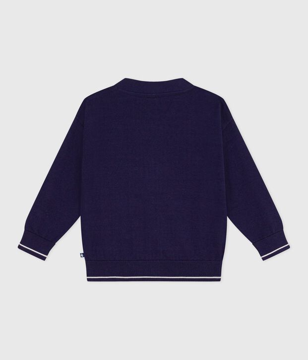 Cardigan in cotone tinta unita bambino SOIR