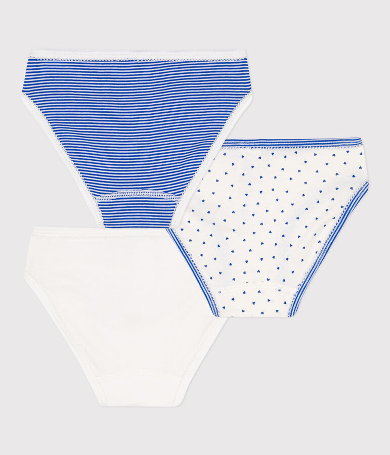 Confezione da 3 slip in cotone bambina variante 1