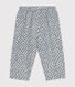 Pantaloni bebè in garza di cotone fantasia
