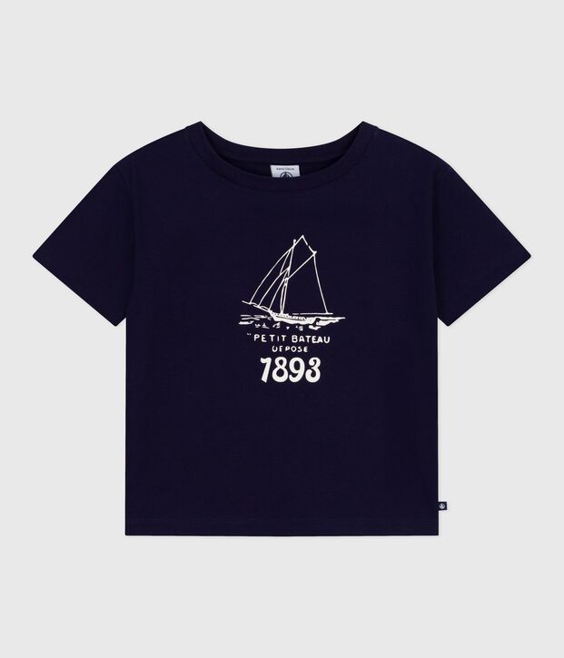 T-shirt a maniche corte con stampa bambino SOIR
