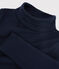 Sottogiacca in cotone bambina/bambino blu SMOKING
