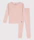 Pigiama tinta unita bambino unisex in cotone e Lyocell