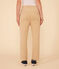 Pantaloni in cotone donna beige FACILE