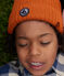 Cappello in maglia con fodera in pile bambino unisex marrone ECUREUIL