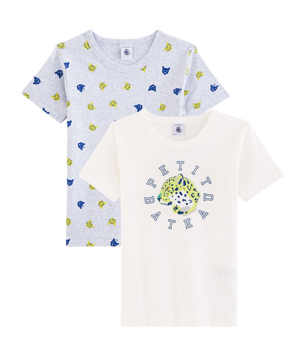 Duo t-shirt bambino multicolore