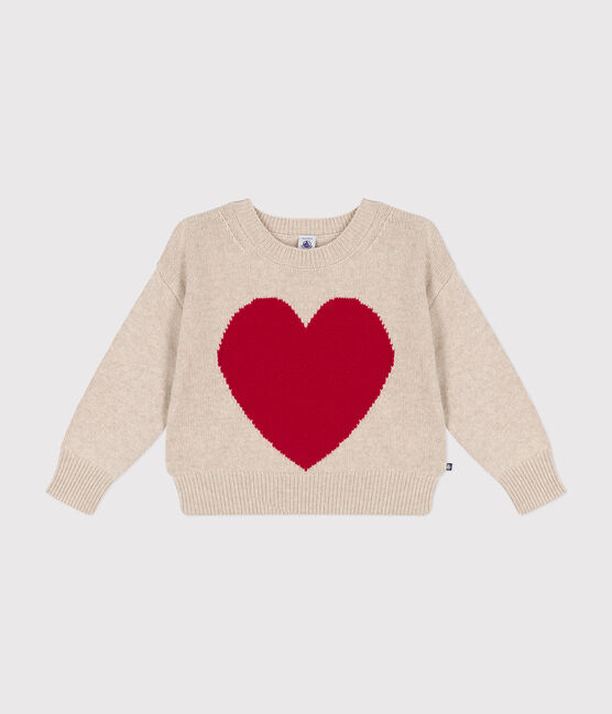 Maglione in misto lana e cotone bambina  AVALANCHE/ CORRIDA