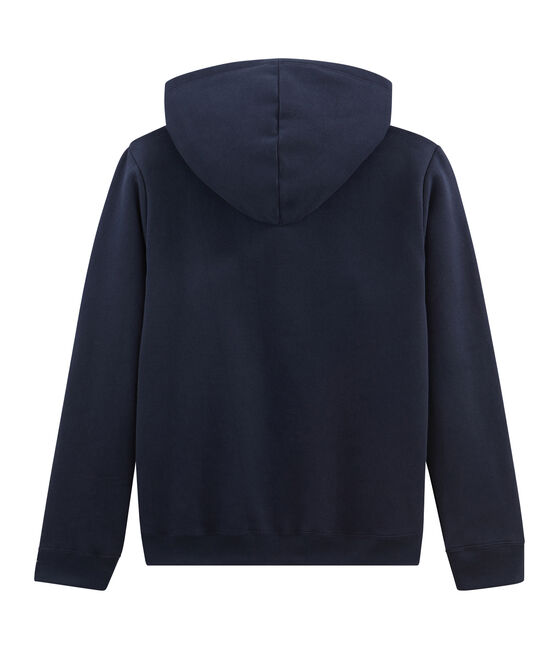 Felpa con cappuccio donna blu SMOKING
