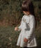 Abito bambina Petit Bateau x Deyrolle bianco MARSHMALLOW