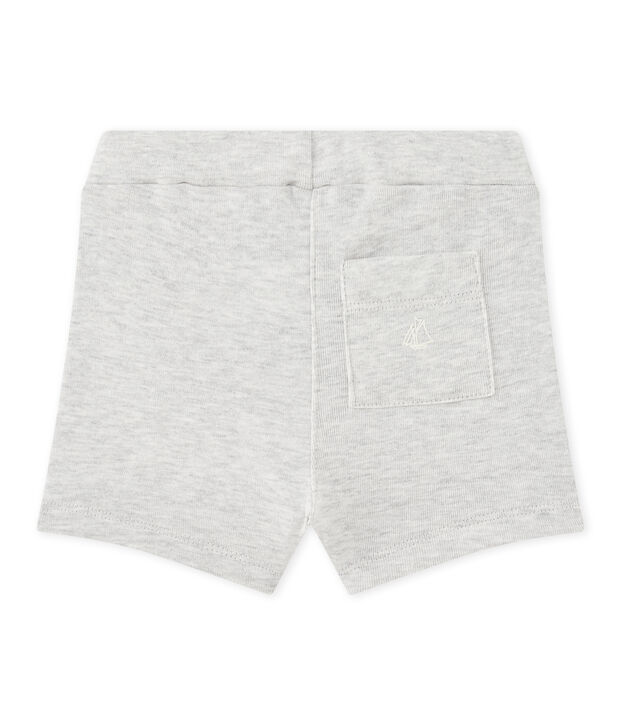 Shorts per beb&egrave; maschio grigio