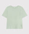 T-shirt LE BOXY in cotone donna verde HERBIER