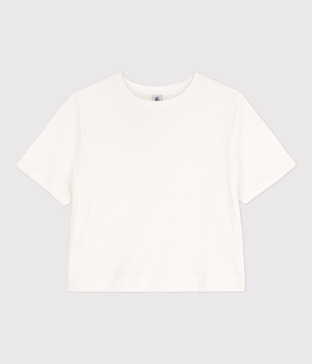T-shirt LE BOXY in cotone donna bianco
