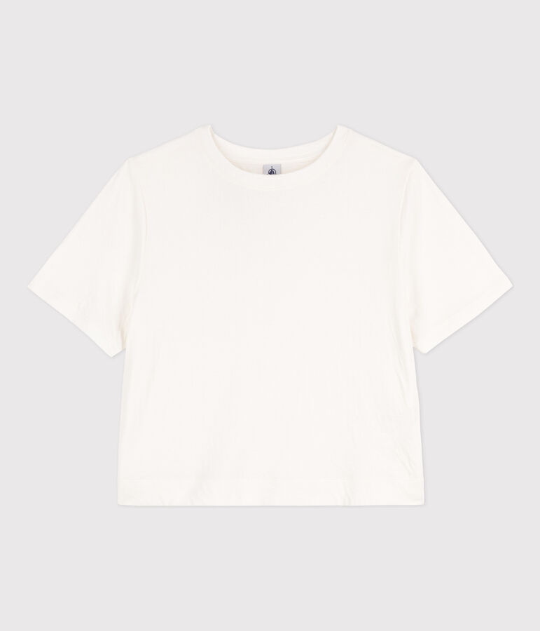 T-shirt LE BOXY in cotone donna bianco