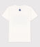 T-shirt in cotone tinta unita  bianco MARSHMALLOW