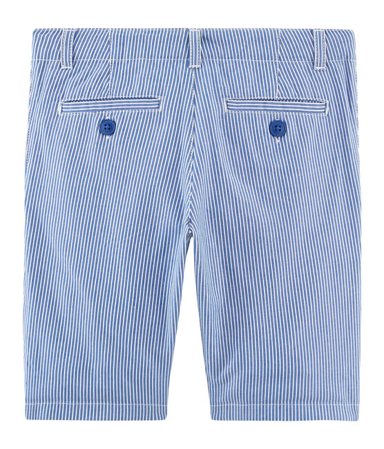 Bermuda bambino blu SURF/bianco ECUME