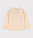 Blusa in garza di cotone bambina