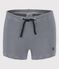 Shorts mare in materiale riciclato per bebè blu MEDIEVAL/bianco MARSHMALLOW