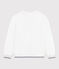 Felpa in cotone stampato donna bianco MARSHMALLOW