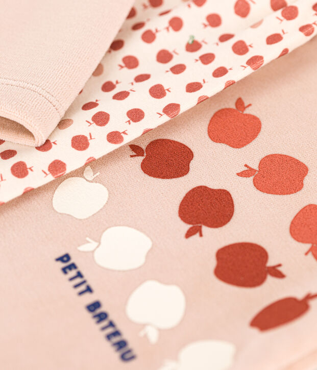 Pigiama in ciniglia bambino beige/multicolore