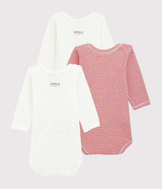 Confezione da 3 body a maniche lunghe bimba Petit Bateau x Deyrolle variante 1