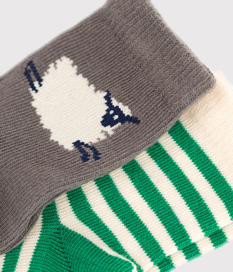 Confezione da 2 paia di calzini beb&egrave; variante 1