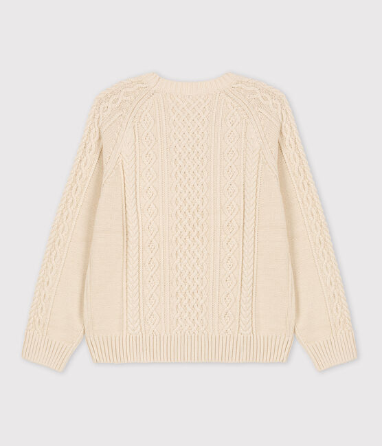 Maglione irlandese in cotone donna ecru AVALANCHE