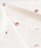 Mantellina da bagno in spugna con cuori ricamati neonato bianco MARSHMALLOW/rosa CHARME
