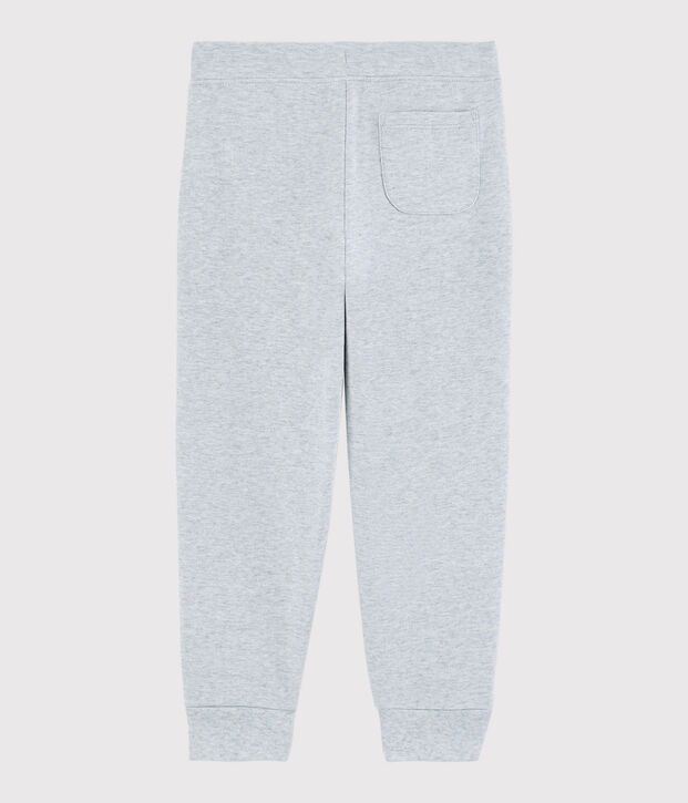 Pantaloni joggers in felpa bambino grigio