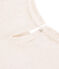 Tee-shirt millerighe a maniche lunghe bianco MARSHMALLOW/rosa COPPER