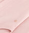 Body in cotone a manica lunga con collaretto rosa SALINE