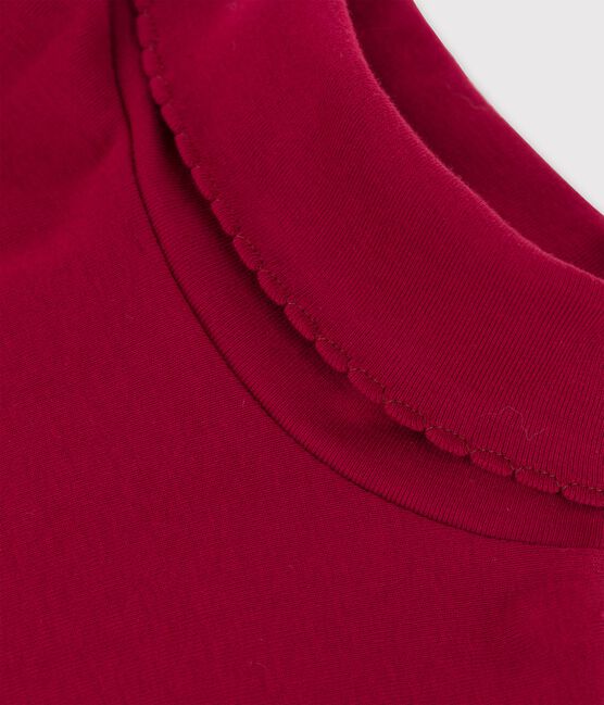 Sottogiacca in cotone bambina/bambino rosso SANGRIA