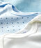 Confezione da 3 body a maniche lunghe blu bebè femmina in cotone variante 1