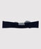 Fascia in cotone bambina blu SMOKING