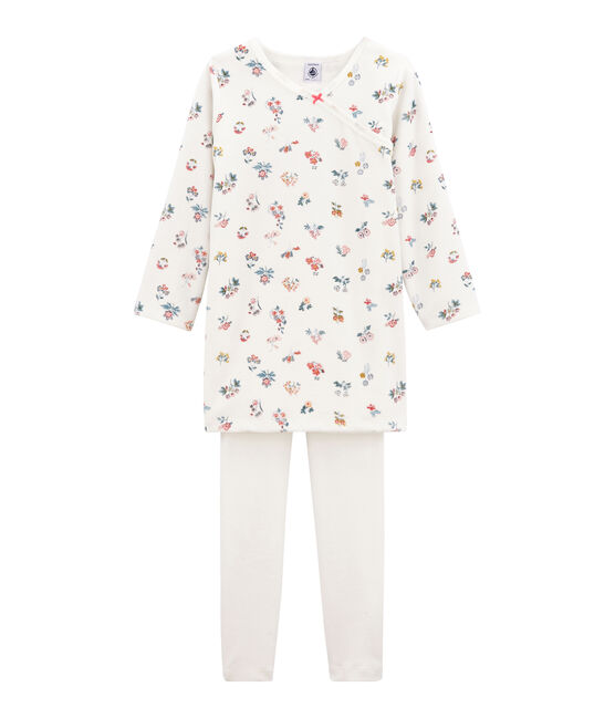 Camicia da notte per bambina con leggings bianco MARSHMALLOW/bianco MULTICO