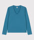 T-shirt LE DROIT scollo a V in cotone Donna