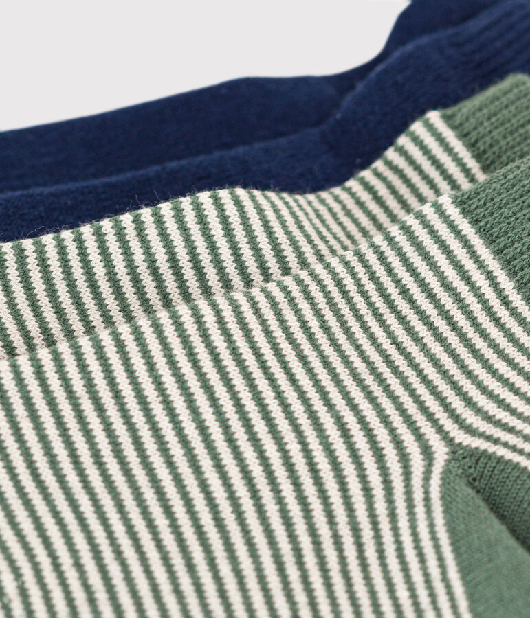 2 paia di calzini bambino in cotone millerighe multicolore