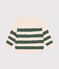 Maglione irlandese in cotone a righe bambino AVALANCHE/ CROCO