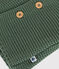 Cardigan in tricot a punto legaccio per bebè verde CROCO