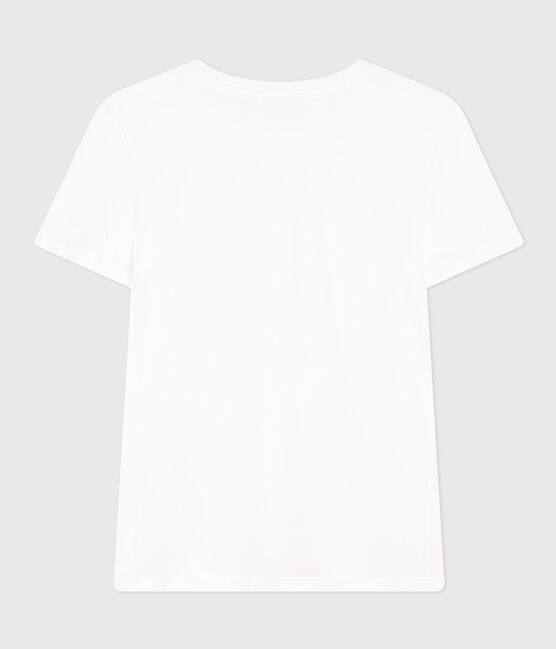 T-shirt LE DROIT girocollo in cotone Donna bianco ECUME