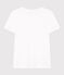 T-shirt LE DROIT girocollo in cotone Donna bianco ECUME