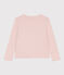 Cardigan in molleton bambina rosa SALINE