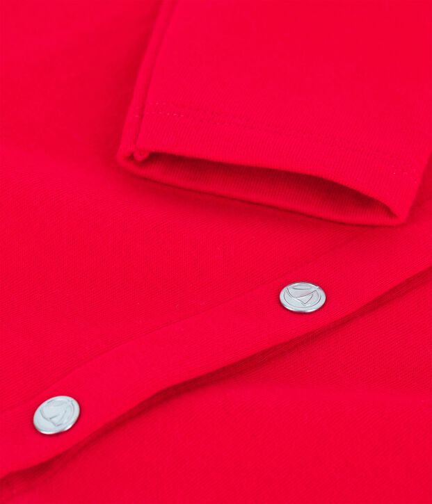 Cardigan in cotone bambina rosso