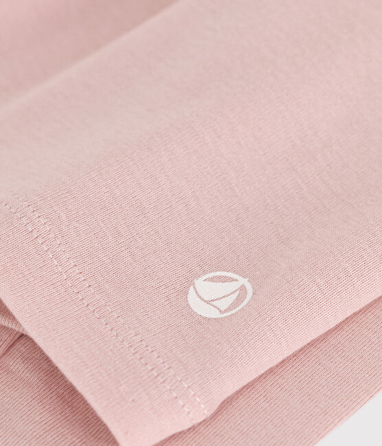 T-shirt maniche lunghe in cotone bambina rosa SALINE
