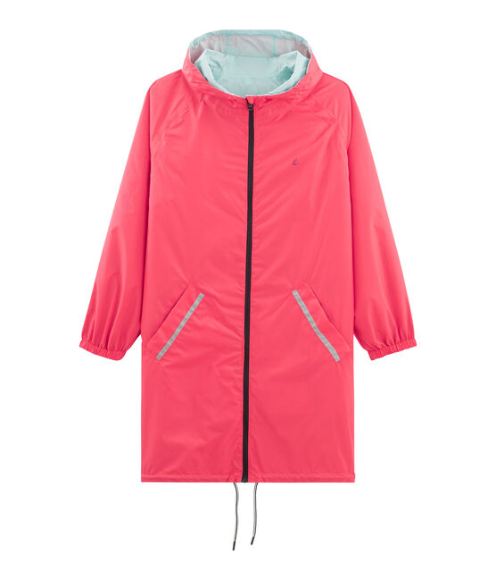 Giacchetta lungo reversibile donna rosa GROSEILLER/blu CRYSTAL